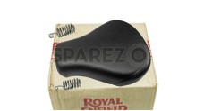 Royal Enfield Classic 350cc 500cc Front Rider Solo Seat With Spring - SPAREZO